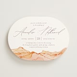 "Sandstone" - Wedding Invitations in Topaz by Erin Deegan - Front