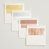 "Sandstone" - Wedding Invitations in Topaz by Erin Deegan - Envelope Liner Options