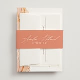 "Sandstone" - Wedding Invitations in Topaz by Erin Deegan - Assembled