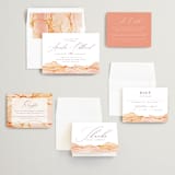 "Sandstone" - Wedding Invitations in Topaz by Erin Deegan - Invitation Suite