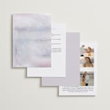 "Lavender fields" - Wedding Invitations in Lavender by Hooray Creative - Back of Card
