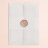 "Lavender fields" - Wedding Invitations in Lavender by Hooray Creative - Vellum Wrap with Wax Seal