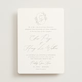 "Essential" - Wedding Invitations in Mist by Design Lotus - Front