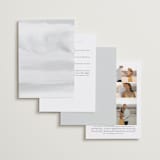 "chloe " - Wedding Invitations in Silk by Kelly Schmidt - Back of Card