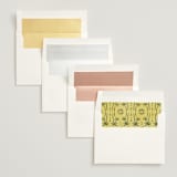"Coastal Drift" - Wedding Invitations in Caribbean Citrus by Pixel and Hank - Envelope Liner Options