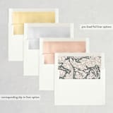 "EverAfter" - Wedding Invitations in Petal by Rochelle Renee - Envelope Liner Options