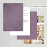 "High" - Wedding Invitations in Agate by Yuliya Evseeva - Back of Card