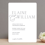 "Forever Intertwined" - Wedding Invitations in Navy by Lindsay Stetson Thompson - Front