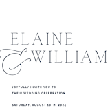 "Forever Intertwined" - Wedding Invitations in Navy by Lindsay Stetson Thompson - Close-Up