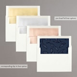 "Forever Intertwined" - Wedding Invitations in Navy by Lindsay Stetson Thompson - Envelope Liner Options