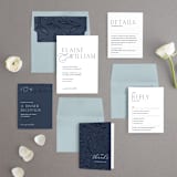 "Forever Intertwined" - Wedding Invitations in Navy by Lindsay Stetson Thompson - Invitation Suite