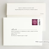 "Abstract Jewel" - Wedding Invitations in Amethyst by Rebecca Bowen - FREE Recipient Addressing