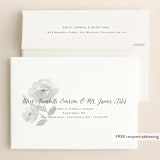 "Watercolor Floral" - Wedding Invitations in Fog by Jill Means - FREE Recipient Addressing