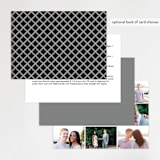 "Elegantly Framed" - Wedding Invitations in Blanc by Stacey Meacham - Back of Card