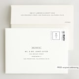 "Elegantly Framed" - Wedding Invitations in Blanc by Stacey Meacham - FREE Recipient Addressing