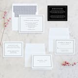 "Elegantly Framed" - Wedding Invitations in Blanc by Stacey Meacham - Invitation Suite