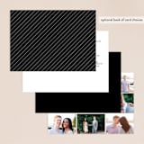 "Between the Lines" - Wedding Invitations in Blazer by Fine and Dandy Paperie - Back of Card