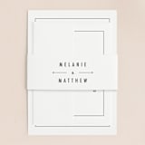 "Between the Lines" - Wedding Invitations in Blazer by Fine and Dandy Paperie - Assembled