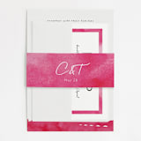 "Skyline - Washington DC" - Wedding Invitations in Magenta by Laura Condouris - Assembled