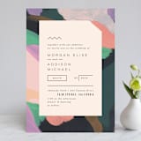 "adagio" - Wedding Invitations in Lilac by Meg Gleason - Front