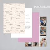 "adagio" - Wedding Invitations in Lilac by Meg Gleason - Back of Card