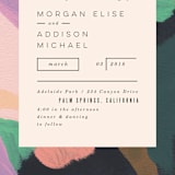 "adagio" - Wedding Invitations in Lilac by Meg Gleason - Close-Up