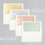 "Botanical Name Plate" - Wedding Invitations in Sage by Shiny Penny Studio - Envelope Liner Options