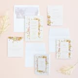 "Garden" - Wedding Invitations in Peach by Lori Wemple - Invitation Suite