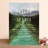 "Adventure Begins" - Wedding Invitations in Forest by Elly - Front