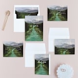"Adventure Begins" - Wedding Invitations in Forest by Elly - Invitation Suite