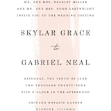 "Single Swath" - Wedding Invitations in Blush by Angela Marzuki - Close-Up
