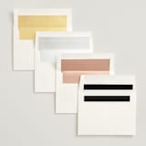 "Fashion District" - Wedding Invitations in Black Tie by Jill Means - Envelope Liner Options