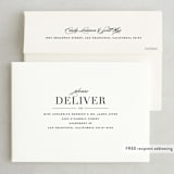 "Classic" - Wedding Invitations in Tuxedo by Lauren Chism - FREE Recipient Addressing