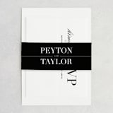 "Classic" - Wedding Invitations in Tuxedo by Lauren Chism - Assembled