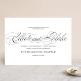 "Timeless Elegance" - Wedding Invitations in Black Night by AK Graphics - Front