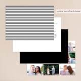 "Timeless Elegance" - Wedding Invitations in Black Night by AK Graphics - Back of Card