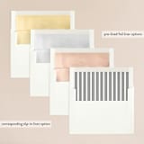 "Timeless Elegance" - Wedding Invitations in Black Night by AK Graphics - Envelope Liner Options