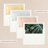 "Paradise" - Wedding Invitations in Carnation by Elly - Envelope Liner Options