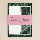 "Paradise" - Wedding Invitations in Carnation by Elly - Assembled