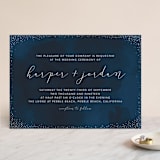"tiny dots" - Wedding Invitations in Sapphire by Erin Deegan - Front