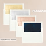 "tiny dots" - Wedding Invitations in Sapphire by Erin Deegan - Envelope Liner Options