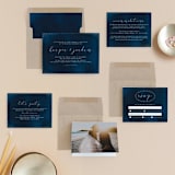 "tiny dots" - Wedding Invitations in Sapphire by Erin Deegan - Invitation Suite