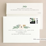 "Blooming Bouquet" - Wedding Invitations in Charcoal by Alethea and Ruth - FREE Recipient Addressing