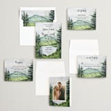 "Into the Woods" - Wedding Invitations in Forest by Elly - Invitation Suite