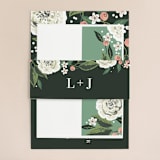 "Climbing Rose" - Wedding Invitations in Leaf by Alethea and Ruth - Assembled