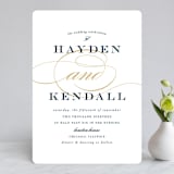 "Sullavan" - Wedding Invitations in Teal by Carly Reed Walker - Front