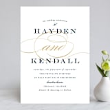 "Sullavan" - Wedding Invitations in Teal by Carly Reed Walker - Front