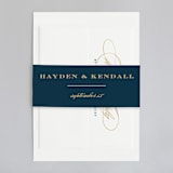 "Sullavan" - Wedding Invitations in Teal by Carly Reed Walker - Assembled