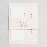 "Astor" - Wedding Invitations in Blush by Carly Reed Walker - Assembled