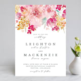 "Spring Garden" - Wedding Invitations in Petal by Grace Kreinbrink - Front